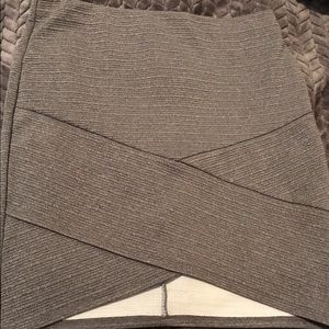 Grey skin tight skirt